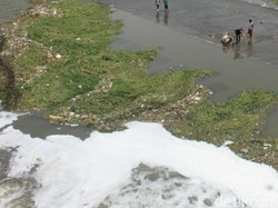 Waduh! Bendung Tirtonadi Solo Sempat Dipenuhi Busa Misterius