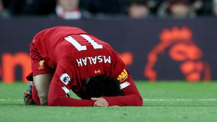 Mohamed Salah dicoret dari timnas Mesir karena cedera pergelangan kaki (Foto: Reuters/Carl Recine) Mohamed Salah dicoret dari timnas Mesir karena cedera pergelangan kaki (Foto: Reuters/Carl Recine)