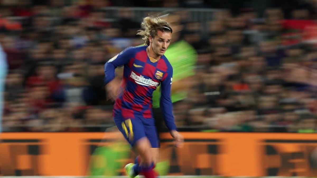 Antoine Griezmann ditunggu gol-golnya lagi oleh Barcelona (REUTERS/Albert Gea)