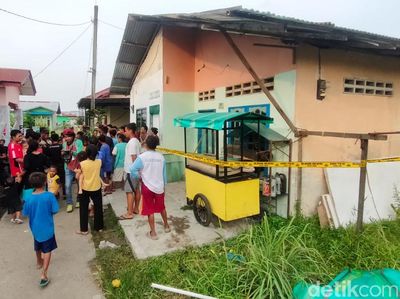 Rumah Kontrakan Pelaku Bom Bunuh Diri di Medan Jadi Tontonan