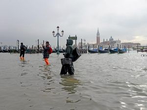 Banjir di Venesia Kini Berstatus Darurat Bencana
