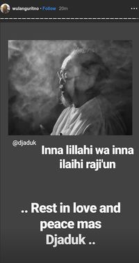 Ungkapan Duka Wulan Guritno