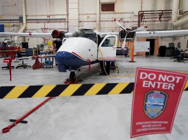 NASA Pamerkan Pesawat Listrik Canggih dengan 14 Baling-baling