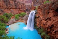 Salah satu air terjun indah di Arizona.