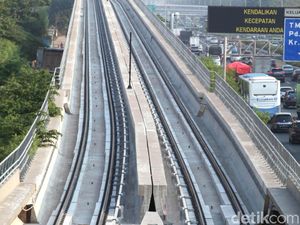 Jajal Tikungan dan Tanjakan, LRT Jabodebek Diuji Coba ke Cililitan