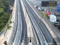Jajal Tikungan dan Tanjakan, LRT Jabodebek Diuji Coba ke Cililitan
