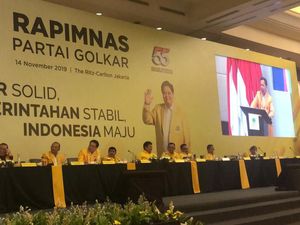 Mayoritas DPD 1 Golkar Dukung Airlangga Kembali Duduki Kursi Ketum