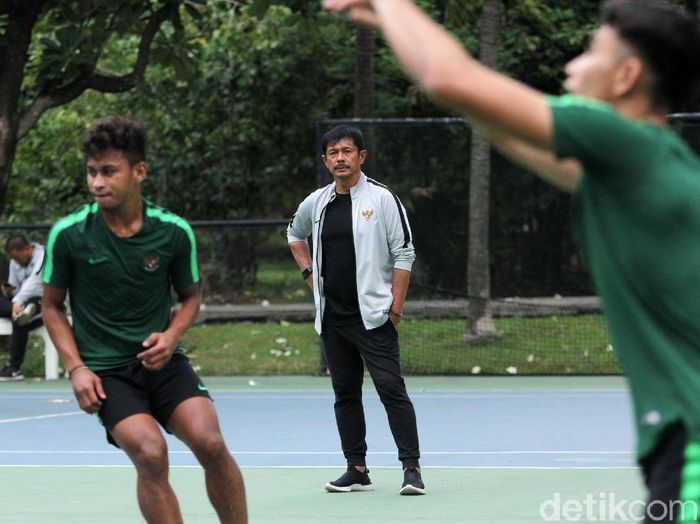 Indra Sjafri menempa mental Timnas Indonesia U-23 menjelang SEA Games 2019. (Foto: Rifkianto Nugroho/detikcom) Indra Sjafri menempa mental Timnas Indonesia U-23 menjelang SEA Games 2019. (Foto: Rifkianto Nugroho/detikcom)