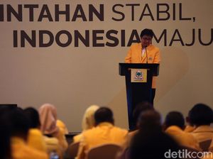 Airlangga di Rapimnas Golkar: Saya Ada Kesepakatan dengan Pak Bambang