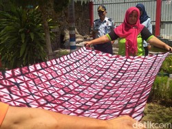 Mengintip Indahnya Warna-warni Batik Shibori Bikinan Napi Rutan Trenggalek