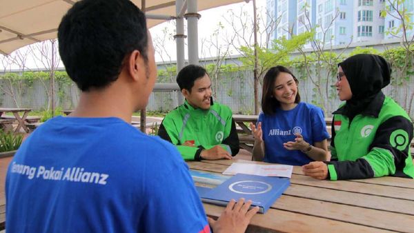 Allianz dan Gojek Perluas Manfaat Asuransi GoRide