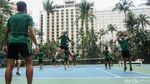 Timnas Indonesia U-23 Gelar Recovery di Lapangan Tenis