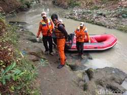 Hanyut di Sungai Cibanten, Bocah 4 Tahun Ditemukan Tewas