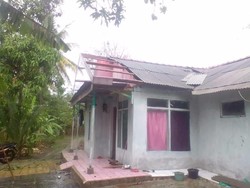 Puluhan Rumah di Ciamis Rusak Disapu Puting Beliung dan Hujan Angin