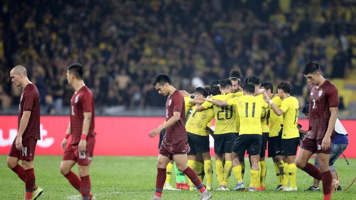Malaysia sukses kalahkan Thailand 2-1 di Kualifikasi Piala Dunia 2022 (Foto: REUTERS/Lim Huey Teng) Malaysia sukses kalahkan Thailand 2-1 di Kualifikasi Piala Dunia 2022 (Foto: REUTERS/Lim Huey Teng)