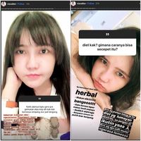 Via Vallen dalam Instagram Stories