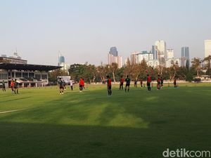 Latihan di GBK, Timnas Indonesia U-23 Siap-siap Hadapi Iran Lagi