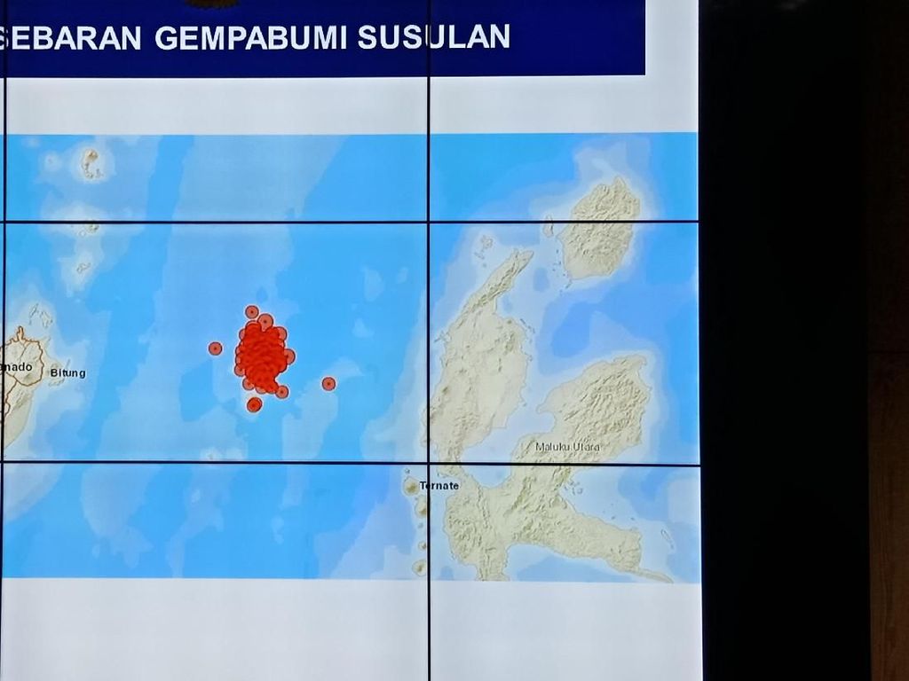 Gempa Bumi Susulan di Malut-Sulut Tercatat 81 Kali Gempa Bumi Susulan di Malut-Sulut Tercatat 81 Kali