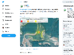BMKG: Tsunami Terdeteksi di Ternate dan Bitung
