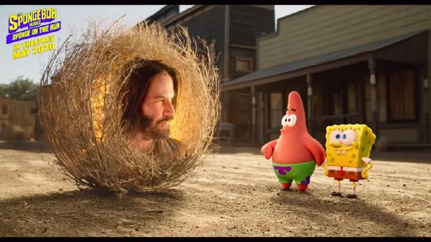 Keanu Reeves di The SpongeBob Movie: Sponge on the Run