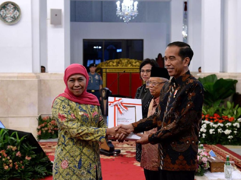 Jatim Dapat Dana Rp 79,3 T dari Pemerintah, Khofifah Siap Tancap Gas Jatim Dapat Dana Rp 79,3 T dari Pemerintah, Khofifah Siap Tancap Gas