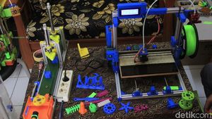 Ini Dia Mesin Printer 3D Buatan Anak SMK di Cimahi