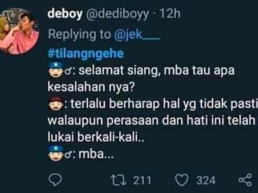 Lucu Nih! Parodi Tilang Ala Netizen Twitter Lucu Nih! Parodi Tilang Ala Netizen Twitter