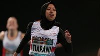 Aksi Pelari Indonesia Karisma Pecahkan Rekor Dunia