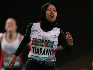 Aksi Pelari Indonesia Karisma Pecahkan Rekor Dunia