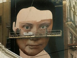 Mural Aktivis Greta Thunberg Muncul di San Francisco