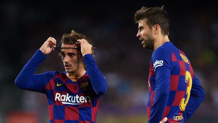 Antoine Griezmann masih butuh adaptasi dengan gaya main Barcelona. Foto: Alex Caparros/Getty Images Antoine Griezmann masih butuh adaptasi dengan gaya main Barcelona. Foto: Alex Caparros/Getty Images