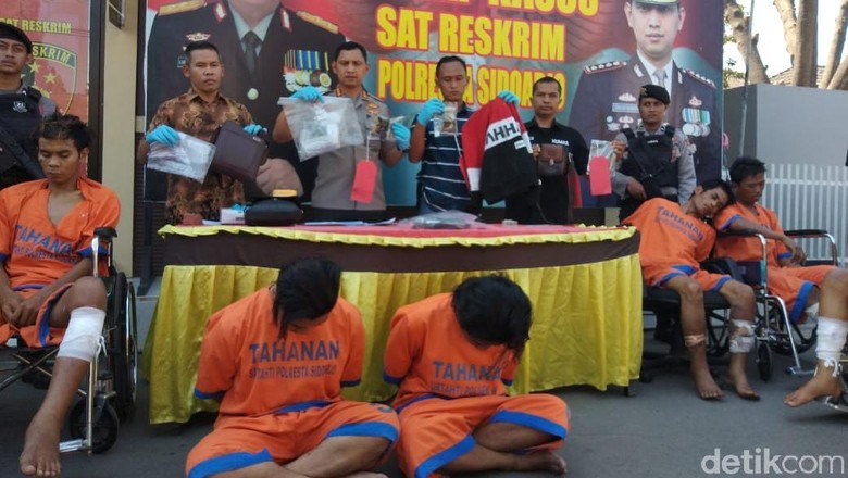 Pelaku Curanmor Bersenjata Bondet di Sidoarjo Ditembak