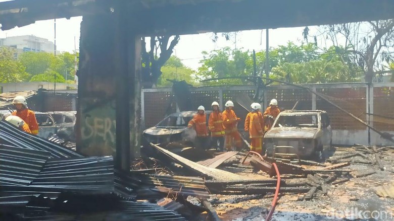 Kebakaran Pasar Beras Diduga Dipicu Bakar Sampah