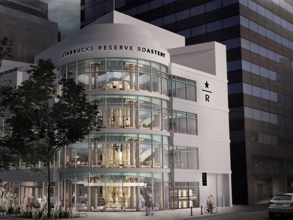 Mengintip Megahnya Gerai Starbucks di Chicago AS Mengintip Megahnya Gerai Starbucks di Chicago AS