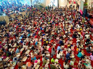 Ribuan Anak Ikuti Lomba Mewarnai