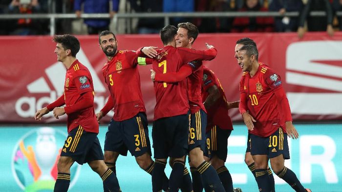 Kualifikasi Piala Eropa: Tampil Sangat Dominan, Spanyol Gulung Malta 7-0