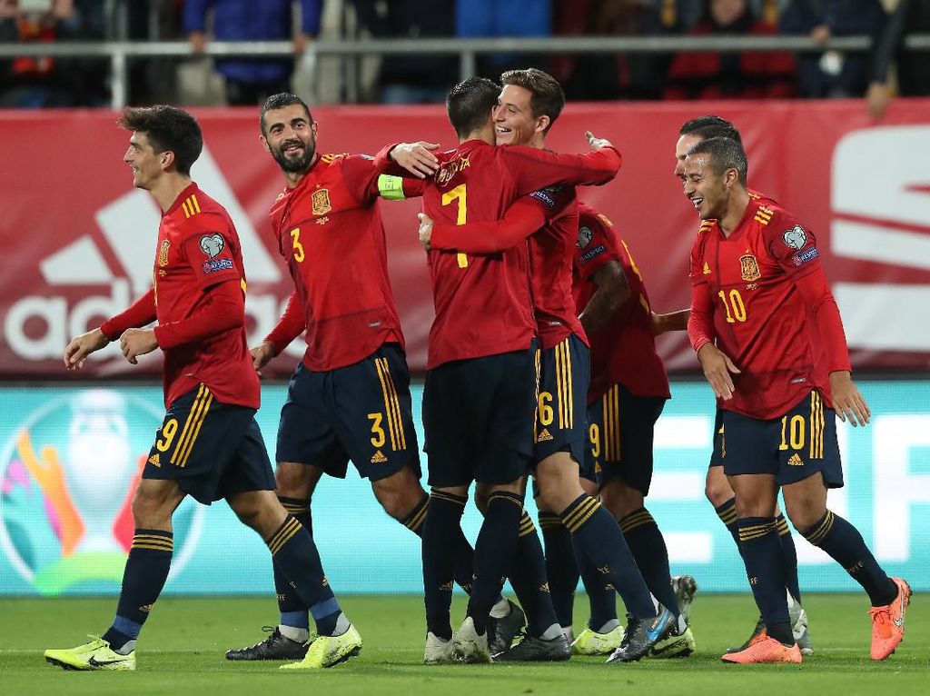 Kualifikasi Piala Eropa: Tampil Sangat Dominan, Spanyol Gulung Malta 7-0 Kualifikasi Piala Eropa: Tampil Sangat Dominan, Spanyol Gulung Malta 7-0