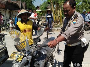 Wakapolsek Pangkur Ngawi Meninggal Ditabrak Truk