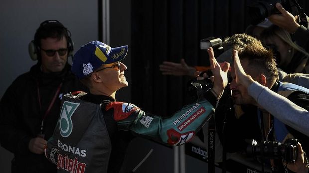 Fabio Quartararo finis sebagai runner-up di MotoGP Valencia. 