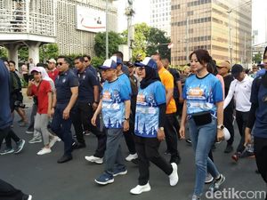 Jalan Santai di CFD, Maruf Serukan Kerukunan Antarumat Beragama