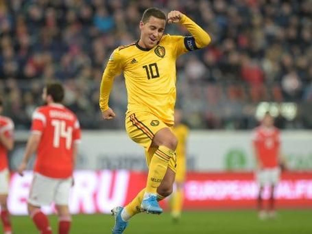 Hazard Gemilang, Belgia Tundukan Rusia Hazard Gemilang, Belgia Tundukan Rusia