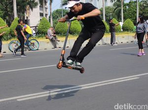 Skuter Listrik Dilarang Masuk, Skuter yang Ini Malah Terbang di CFD Skuter Listrik Dilarang Masuk, Skuter yang Ini Malah Terbang di CFD