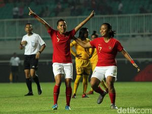 Melihat Lagi Perayaan-perayaan Gol Timnas Putri ke Gawang Sri Lanka