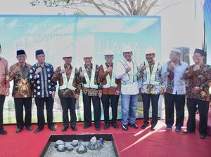 Ketua MPR Letakkan Batu Pertama Masjid Hajah Yuliana Mualimin Yogya