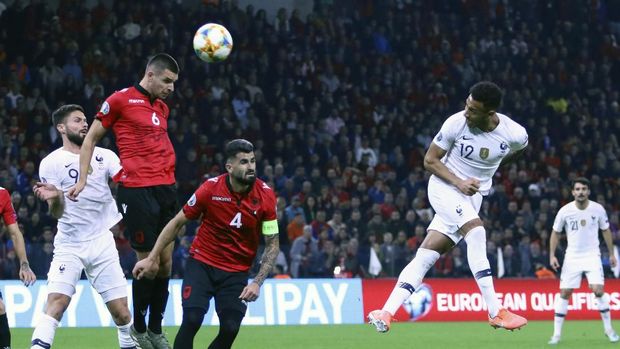 Hasil Kualifikasi Piala Eropa 2020: Prancis Tekuk Albania 2-0