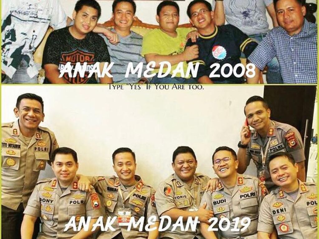 Viral! Reunian 11 Tahun 7 Anak Medan yang Kini Jadi Kapolres Viral! Reunian 11 Tahun 7 Anak Medan yang Kini Jadi Kapolres