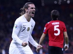 Kualifikasi Piala Eropa: Griezmann Bersinar, Prancis Tekuk Albania 2-0