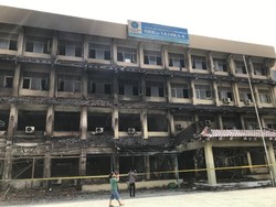 Tak Ada Aktivitas Belajar di SMK Yadika 6 Bekasi Pascakebakaran