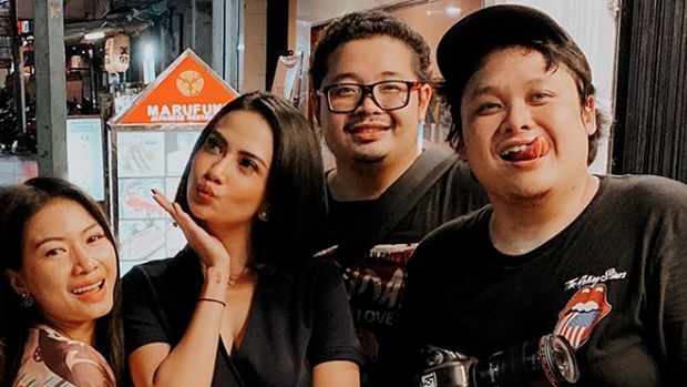 Cecep Reza bersama Vanessa Angel