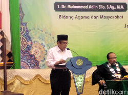 3 Profesor Baru Kemenag Dikukuhkan, Menag: Lanjutkan Moderasi Beragama